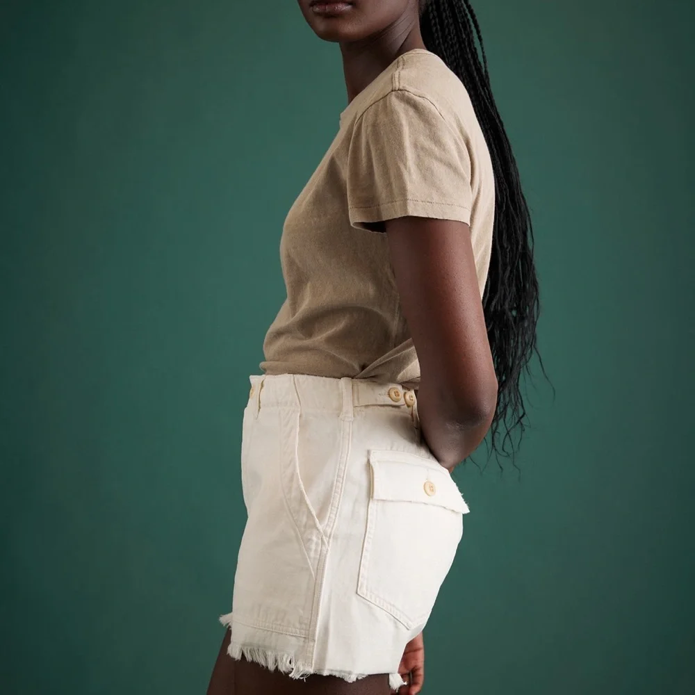 NWT ✨ AE77 Premium Utility Short in White - Picture 3 of 11